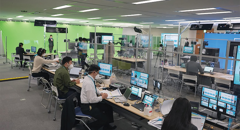 Sky株式会社様_事例_自社スタジオ