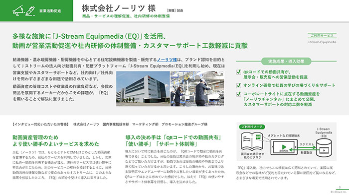営業・セールス事例集 ～現場が選んだ動画活用術～　03