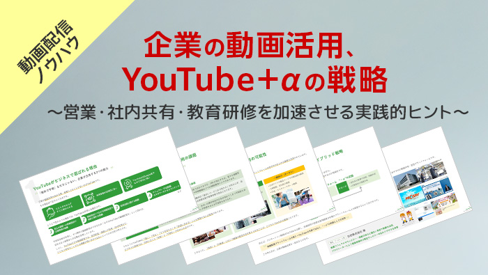 企業の動画活用、YouTube…