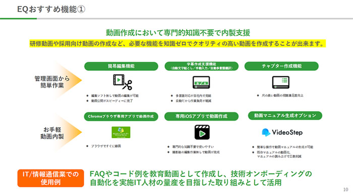 IT・情報通信業界向け　動画プラットフォームで実現するDX推進事例をご紹介！　03