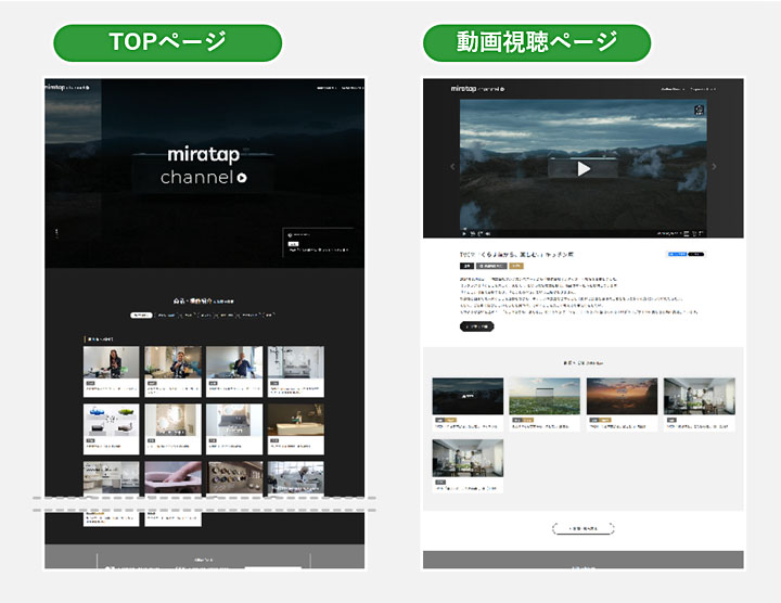 株式会社ミラタップ 様「miratap channel」画像